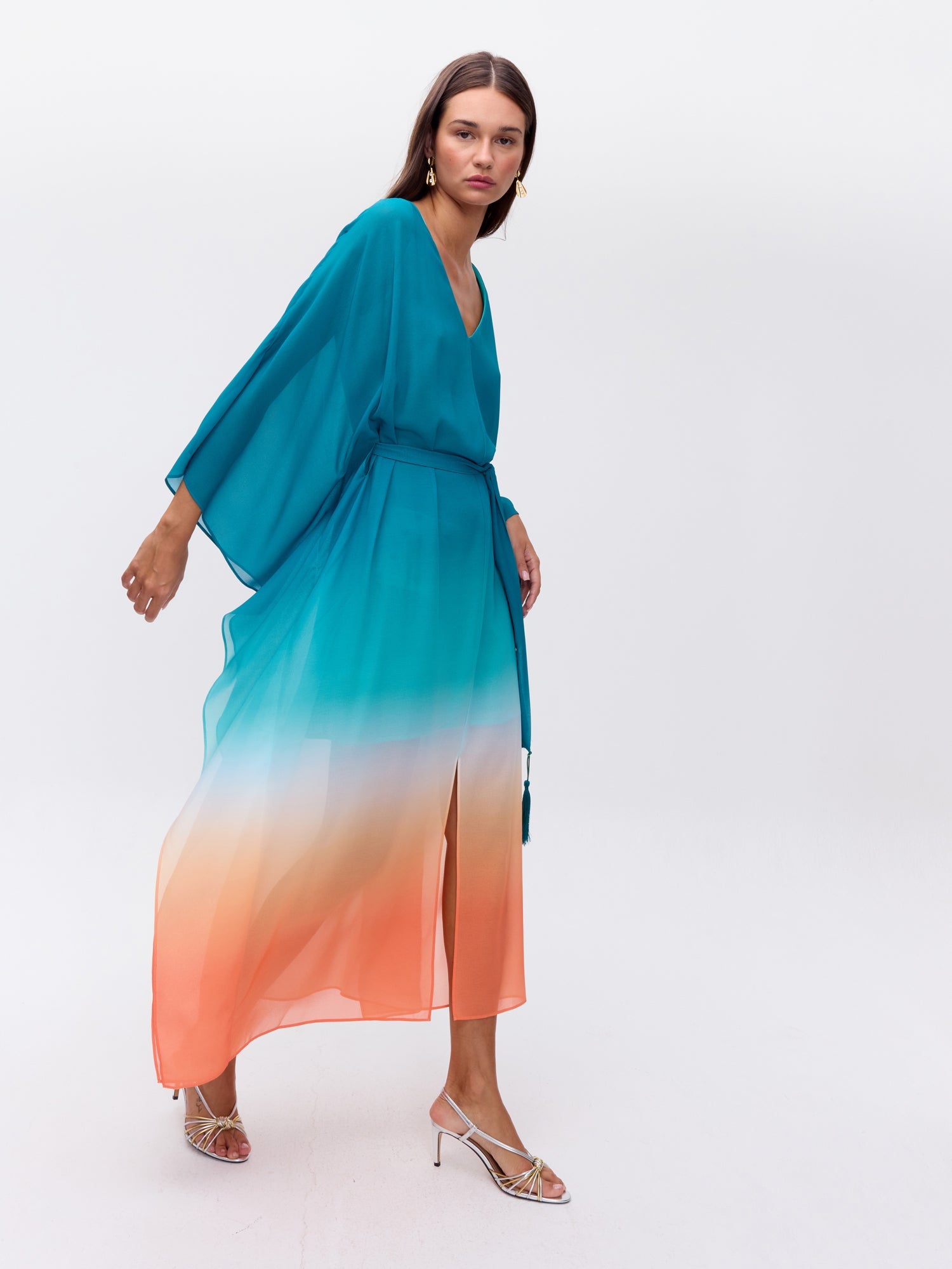 MIOH | OASIS TIEDYE - Vestido Kaftán tiedye para invitada de boda