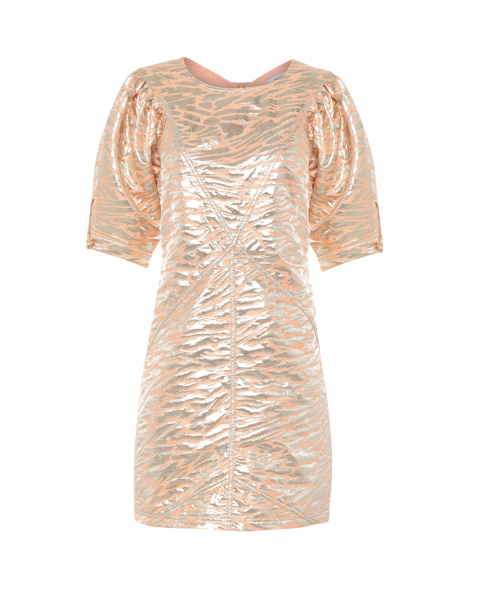 mioh | HONOLULU - Vestido corto fantasía para invitada de boda, fiestas, cóctel y toda clase de eventos especiales