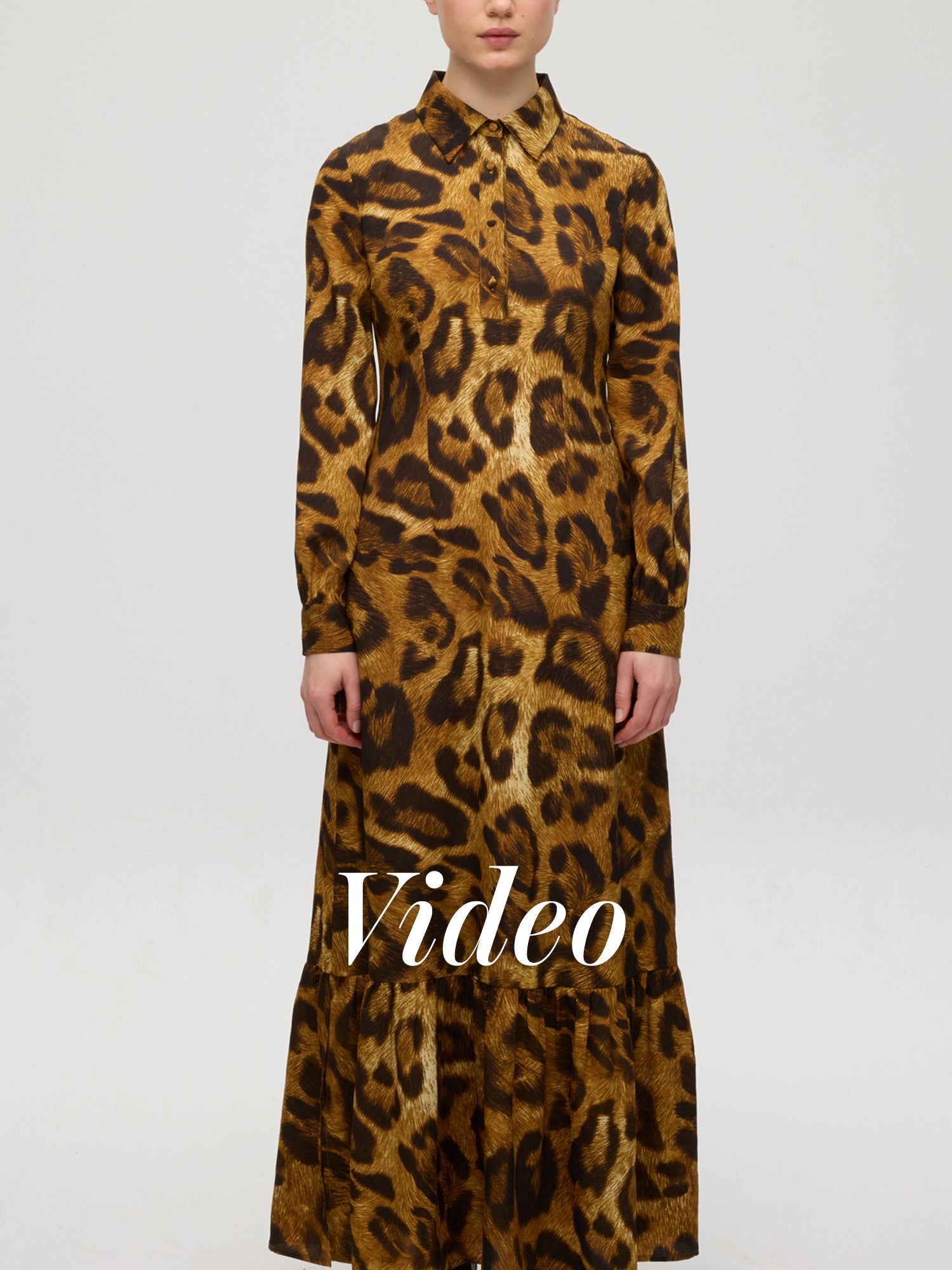 mioh | IGUAZU ANIMAL - Vestido camisero animal print. Vestidos de fiesta para invitadas de boda perfectas. Marca española de moda