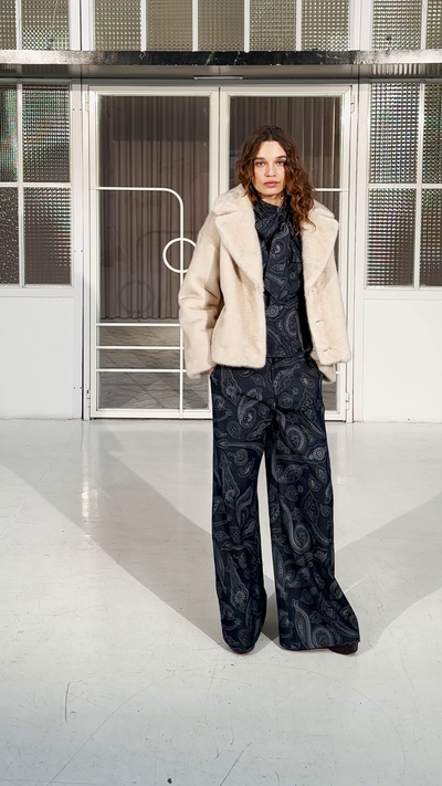 EARTH DENIM PANT + FREWAY ECRU