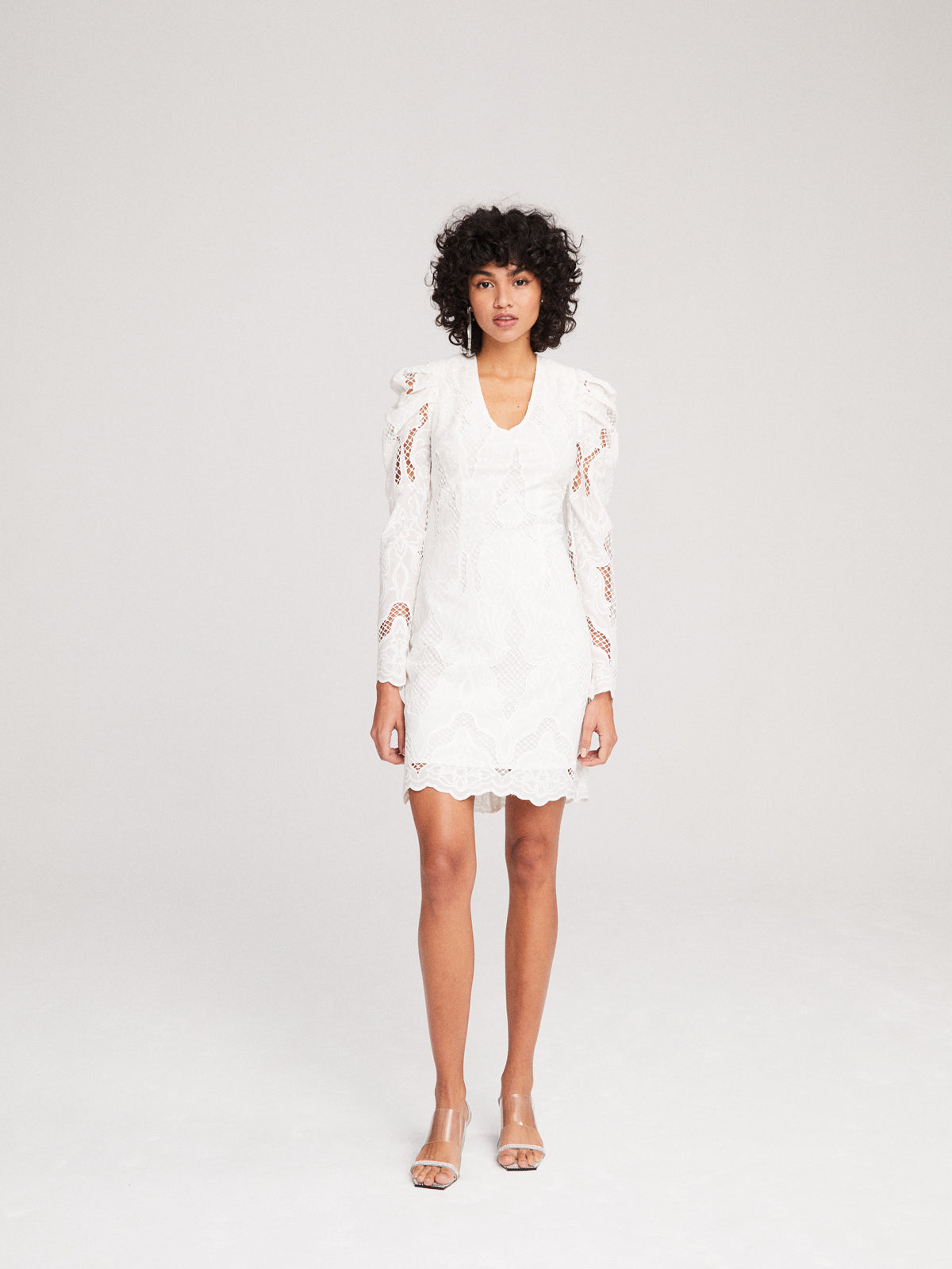 mioh | #SEYCHELLES - Vestido corto blanco fiesta ibicenca